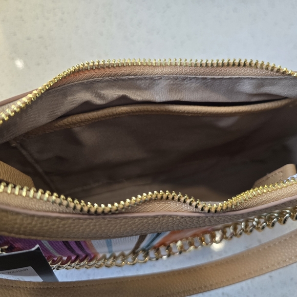 *Brand New* Nannette Lepore Natasha Canvas Baguette w/ Chain - Picture 7 of 8